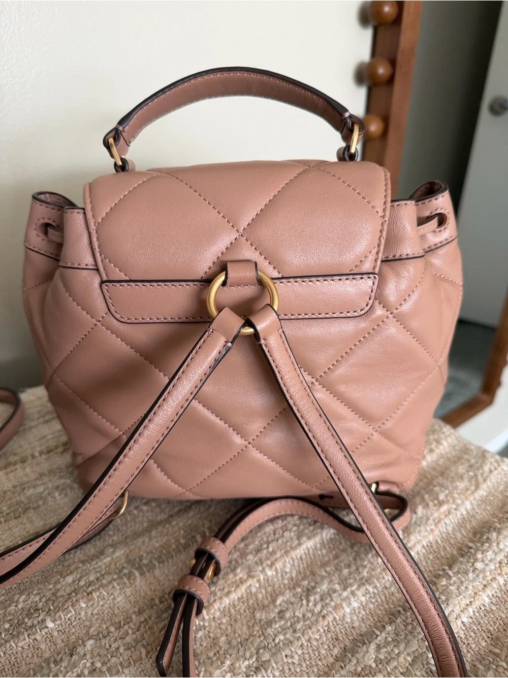 Tory Burch quilted leather